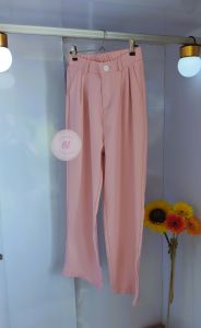 (BE Concepts & Lifestyle) Women’s Trendy Cool Ice Silk High Waist Drape Suit Pants