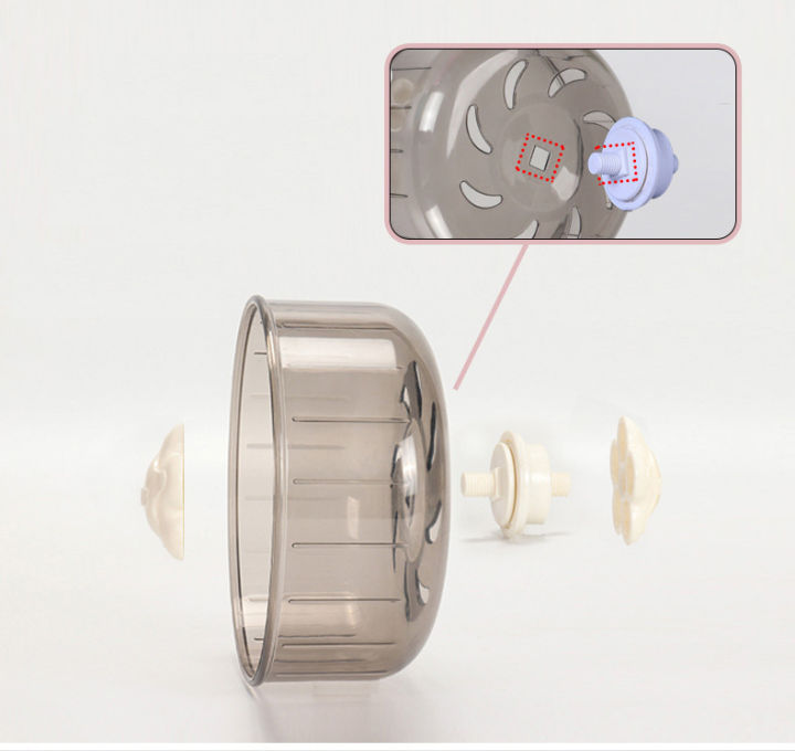 Zoog%20Hamster%20Silent%20Running%20Wheel%20Grey%20-%2013cm%20-%20Image%206