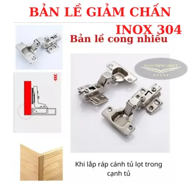 Bản Lề Inox 304 Có Giảm Chấn Chất Liệu Inox Có Piston Giảm Chấn Không Lo Gỉ Bền Bỉ