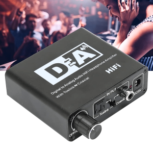 BERGARANSI Digital to Analog Audio Konverter DAC Audio HiFi Coaxial Toslink ke 3.5mm AUX RCA AV C6