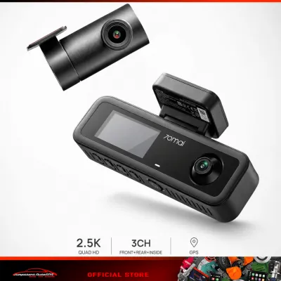 70MAI DASH CAM T400 Set Three-Channel Protection Car Dash Cam Front Inner Rear 1440P HDR 125° 24FPS 1080P 167° 15FPS 1080P 130° 29FPS