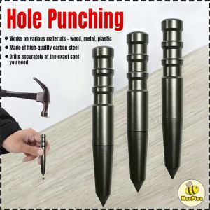 Manual Hole Positioning Center Punch Die Carbon Steel Hand Operated Drilling Marker Tool Hand Tool