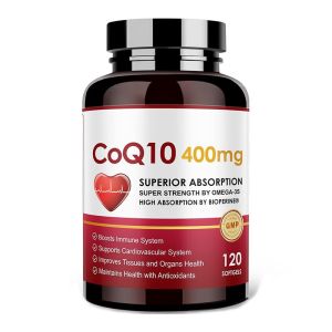 Coenzyme Q10 soft capsule source manufacturers gel candy coenzyme Q10 supplement 120 capsules Halal Gelatin