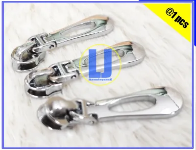 AKSESORIS TAS KEPALA SLETING - KEPALA RESLETING TAS NO 5 IMPORT (isi 1 biji) GIGI PLASTIK WARNA SILVER UNTUK TAS SELEMPANG TAS BAHU WANITA TAS RANSEL WANITA HANDLE BAG WANITA TOTE BAG WANITA