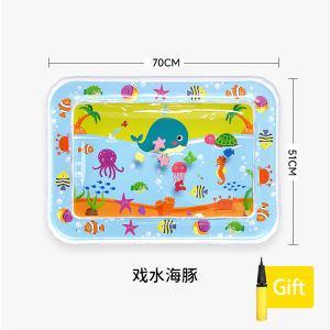 Orzbow bé Thảm nước Thảm chơi Inflatable dày PVC đệm bảo vệ đầu gối trẻ em trẻ mới biết đi bé đệm bò vui vẻ Thảm chơi nước