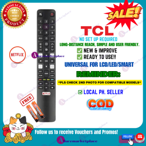 TCL REMOTE for TCL SMART TV Remote Universal for TCL LED TV REMOTE Control TCL ANDROID TV REMOTE U43P6046 U49P6046 U65P6046 Remote Control RC802N YUI1 49C2US 55C2US 65C2US 75C2US alluremarketplace2