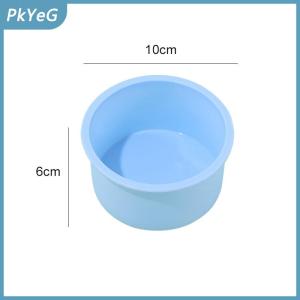 PkYeG 1PC vòng hình dạng Khuôn Silicone nhỏ bánh nướng chảo DIY Mousse fondant xi lanh khuôn cho bánh ngọt tráng miệng thạch công cụ nhà bếp