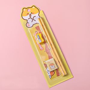 Bayar Di Tempat - Alat Tulis Set Mini Stationary / Set Alat Tulis 5 in 1 Karakter / Mini Stationery