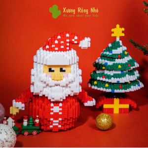Mô Hình Cây Thông Noel Size Lớn 68cm Đồ Chơi Lắp Ráp Ông Già Noel 25cm Xương Rồng Nhỏ
