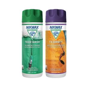 NIKWAX Tech Wash & TX.Direct Wash-in DuoPack (300ml)