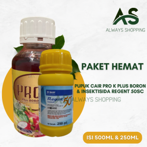 Paket Bundling Insektisida Regent 50SC 250ml & Pupuk Kalium ProK 500ml untuk Tanaman