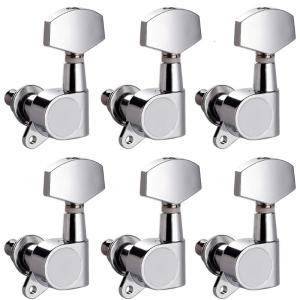 6Pieces Metal Guitar Tuning Machines Suitable for Professional Musicians Seeking Superior Sound and Robust Construction