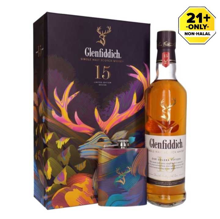 GLENFIDDICH 15 YEARS SINGLE MALT SCOTCH WHISKY GIFT PACK Lazada