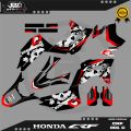 DECAL STICKER MOTOR  HONDA CRF FULLBODY - FREE REQUEST NAMA DAN NOMOR - CRF 001. 
