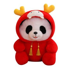 Stuffed Animal Panda Doll Couch Decors Soft Baby Toy for Toddlers Emotion Smooth Christmas Gift