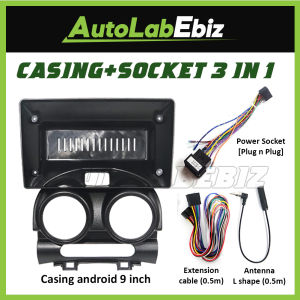 🔥NEW ITEM🔥⬆️UPPER TYPE⬆️ Proton SAGA BLM FLX 2008-2015 Android Player Casing 9" inch with Socket Power Custom Up ATAS