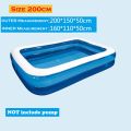 【Msia Stock】 Inflatable Swimming Pool Family Pool Kolam Renang Pelampung Outdoor Pool Kolam Mandi 2 Layers Premium. 