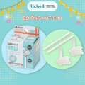 Ống hút S-10 RICHELL chống sặc - 2 bộ (khách đọc thông tin mô tả) | Baby. 