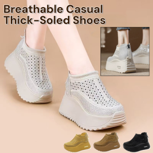 Platform Sports Shoes For Women Lightweight Platform Shoes Heightening Thick Bottom Leisure Shoes
