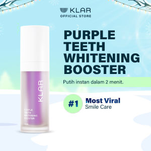 KLAR Purple Teeth Whitening Booster | Gigi putih instant 2 menit
