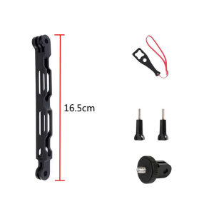 TUYU Aluminium Extension Rod Arm Lengthened Selfie Bracket With14 inch Tripod Adapter Set For insta360 One R X Gopro Max Camera