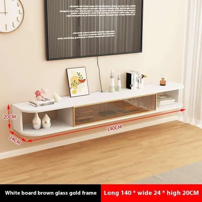 TV Console Storage Rack Floating Suspended TV Cabinet Modern TV Console Cabinet TV Console Wall Mount