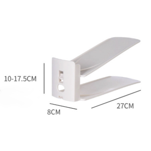 Double-layer Adjustable Shoe Rack Shoe Slots Organizer for Save Space