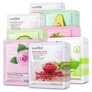 ASRV SADOER Plant Fruit Face Masks for Hydration and Skin Care