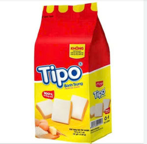 COMBO 10 GÓI BÁNH TIPO TRỨNG NƯỚNG 115G