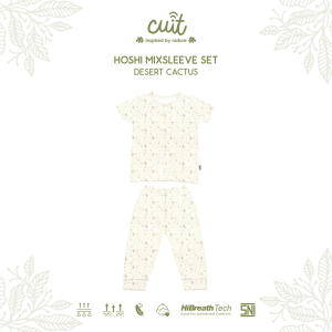 CUIT Hoshi Setelan Anak 1 - 6 Tahun Tangan Pendek Celana Panjang Motif Minimalis