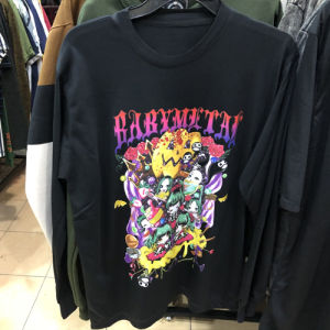 Kaos Babymetal Band Baby Metal Tshirt Tangan Panjang Bahan 100% Cotton