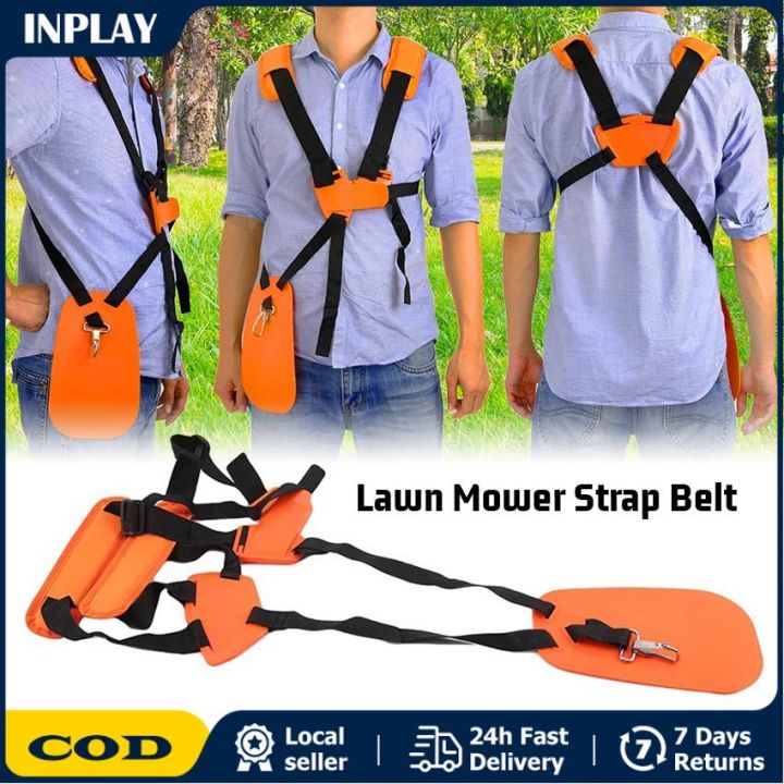 Padded Shoulder Strap & Harness For Brush Cutter, String Trimmer – Universal, Nylon