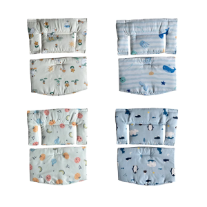 Cartoon Print Baby High Chair Cushion Detachable Backrest Pad Nonslip Dinning Chair Seat Cushion Supportive Seat Mat