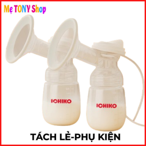 [1 Đổi 1-Chính Hãng]Máy Hút Sữa Điện Đôi ICHIKO Nhật Bản-Bản Nâng Cấp M5(Kích Hút-Thông Tắc)