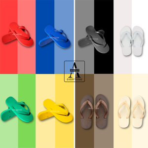 A3 ลายใหม่ รองเท้าแตะ รองเท้าผู้ชาย รองเท้าผู้หญิง รองเท้าแตะหูคีบ ทำจากยางพาราแท้ รุ่น new boto สีล้วน พื้นนิ่ม ไม่ดีดน้ำ