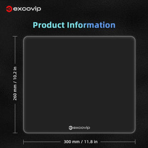 excovip Glass mouse pad non-slip Simple desktop computer Laptop Learning Office games Dormitory Gift esports