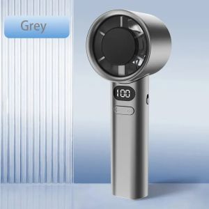 ECILY Portable Hand Fan 120 Wind Speeds Mini Bladeless Handheld Fan USB Rechargeable Personal Highspeed Fans Electric Eyelash Fan