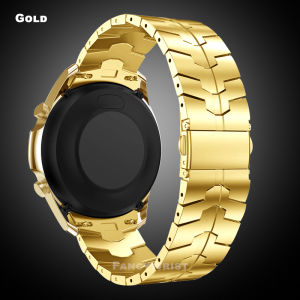 No Gaps Stainless Steel Strap For Samsung Galaxy Watch Ultra 47mm 6/4 Classic 43mm 47mm 46/42mm Wrist Band Curved end Metal Bracelet for samsung watch 7/6/5/4 44mm 40mm Watch 5 pro 45mm Strap