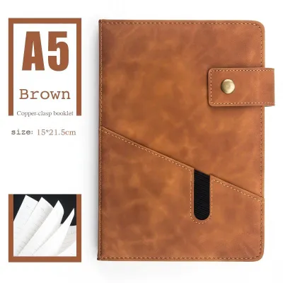 100GSM Bullet Dotted Notebook A5 Hardcover Leather For Planner And Journal