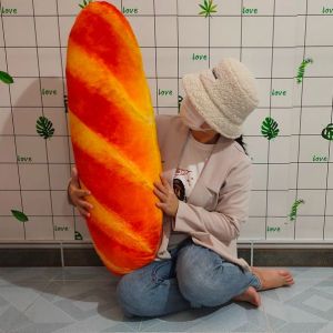 GỐI ÔM  BÁNH MÌ ĐỦ SIZE ẢNH THẬT CAO CẤP VẢI LÔNG MỊN