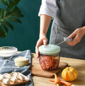 Original Xiaomi LIVEN Mini Garlic Cutter Meat Grinder Garlic Puller Baby Food Supplement Meat Crusher Mincing machine