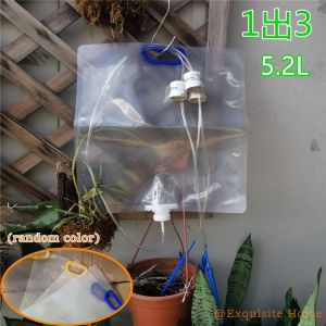 3L/5.2L/6.5L Plant Irrigation Bag 6.5L Long Lasting Garden Potted Plants Self Automatic Waterer Self Watering System Plant Water Drip Bag Lazy Flower Tree Watering Device Doublelift Store Tool Large Capacity