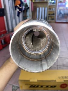 (พร้อมจัดส่ง)พักกลางท่อนิโตะ ไส้เกลี่ยว พักกลางท่อไอเสียNitto พักกลางหัวจรวดNitto Nitto ท่อรถยนต์