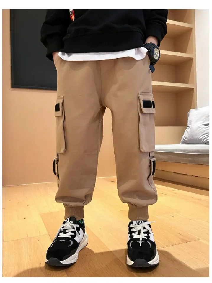 Kids Cotton Twill Cargo Pants Spring Casual Clothing For Boys, Long Trousers  For Sports And Casual Wear 221130 From Jia08, $8.65