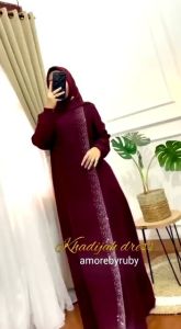 Beenabasic Amore By Ruby: Gamis Dress Terbaru Mewah Simple Dengan Swarovski