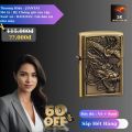 Quẹt lửa zippo, Xuất xứ DAILOAN, Mẫu Rồng nổi 10C. 