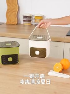 48 Grids Ice Cube Maker with Easy-Press Lid Double Layer Food-Grade Plastic Storage Tray for Freezer