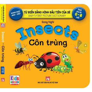 Sách Từ Điển Bằng Hình Đầu Tiên Của Bé - Song Ngữ Anh- Việt - Đối lập Cảm xúc Côn trùng Khủng long Cơ thể - Việt Thư