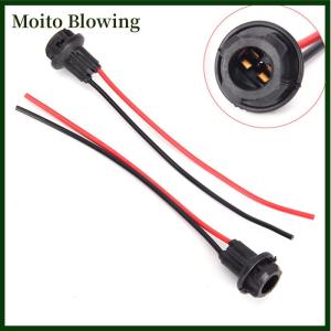 Moito Ổ cắm bóng đèn T10 W5W phù hợp với đầu nối cao su mềm cho xe tải thuyền xe hơi bán chạy