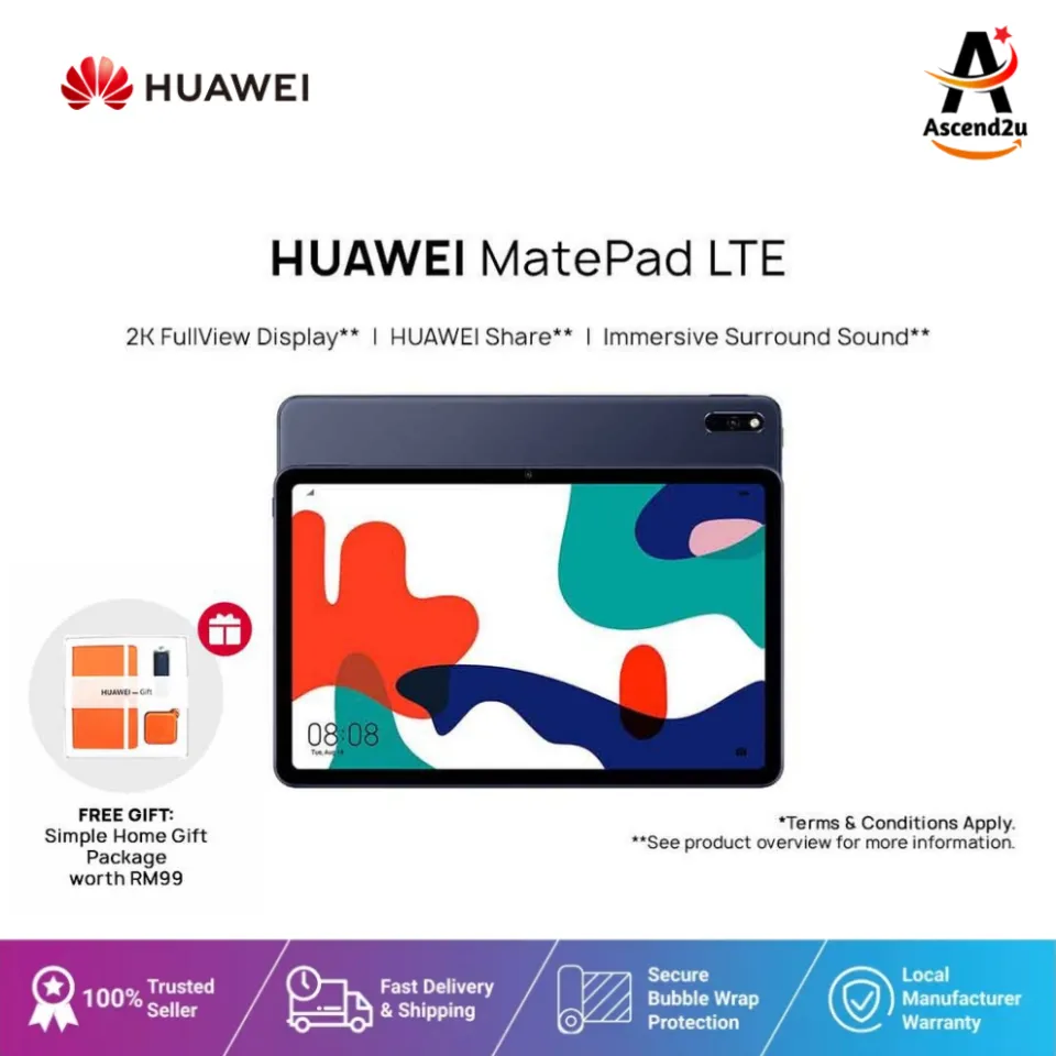 HUAWEI MALAYSIA] - HUAWEI MatePad 10.4 LTE Tablet | SIM CARD | 4GB